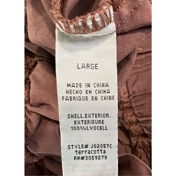 Thread and Supply Mauve Colored Flowy Pants With Belt - Picture 4 of 5